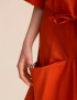 Oranžové šaty Leija